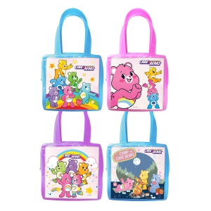 Care Bears Plastic Bag (คละ 4 ลาย) พร้อมบิสกิตกลิ่นนม